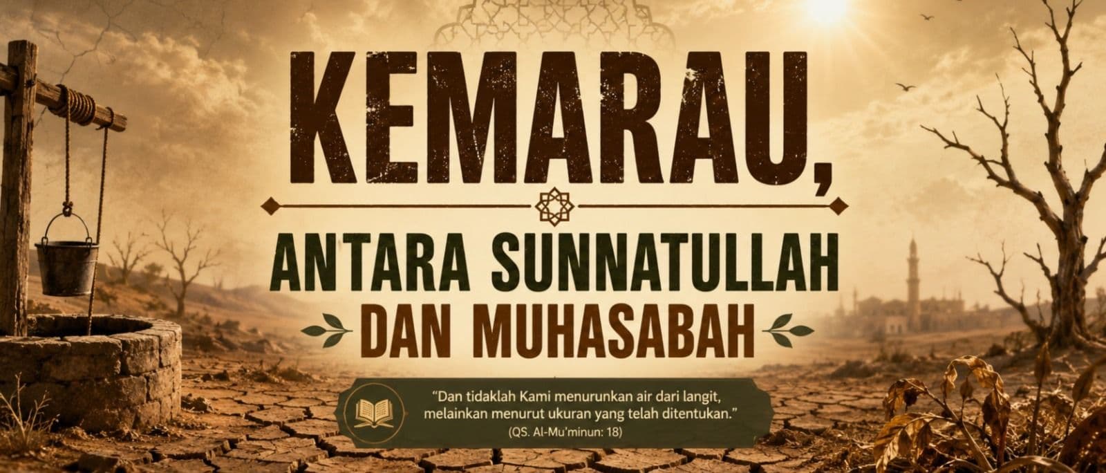 KEMARAU, ANTARA SUNNATULLAH DAN MUHASABAH