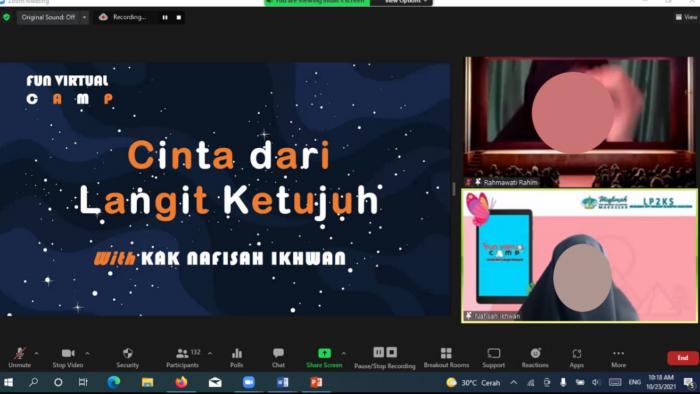 Fun Virtual Camp, Muslimah Wahdah Makassar Ajak Remaja Kenali Potensi Diri