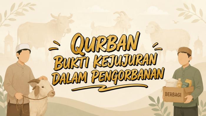 QURBAN BUKTI KEJUJURAN DALAM PENGORBANAN