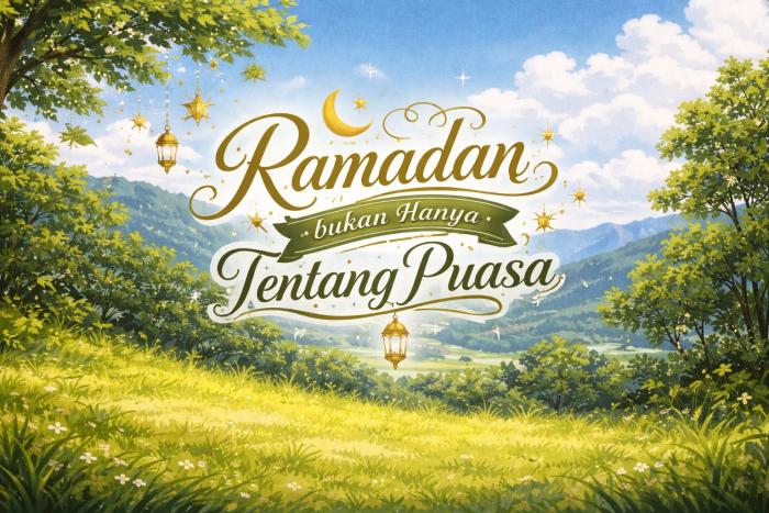 RAMADAN BUKAN HANYA TENTANG PUASA
